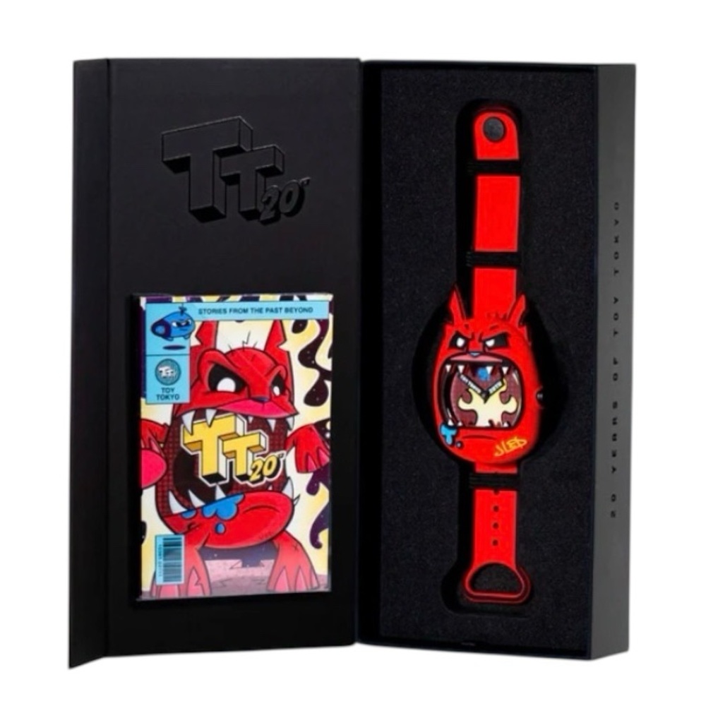 NIB Limited Edition Toy Tokyo x Misfit Fire Cat Watch 20th Anniversary